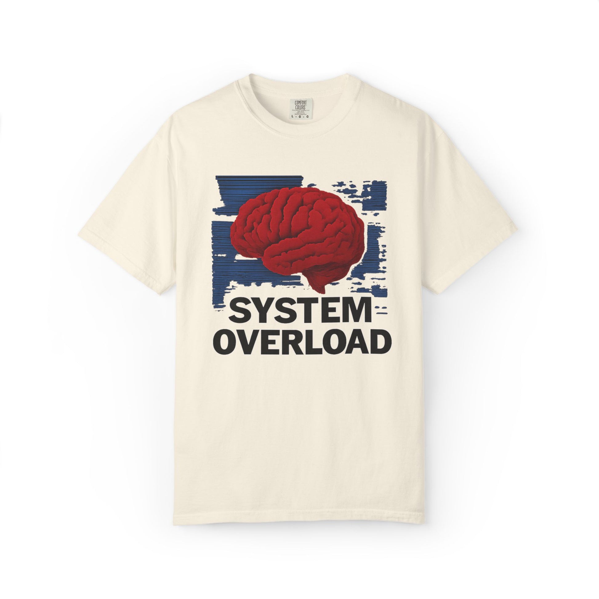 Brain Overload T-Shirt | Graphic Tee for Stress Relief, Casual Wear, Gifts for Mental Health Awareness, Unique Design