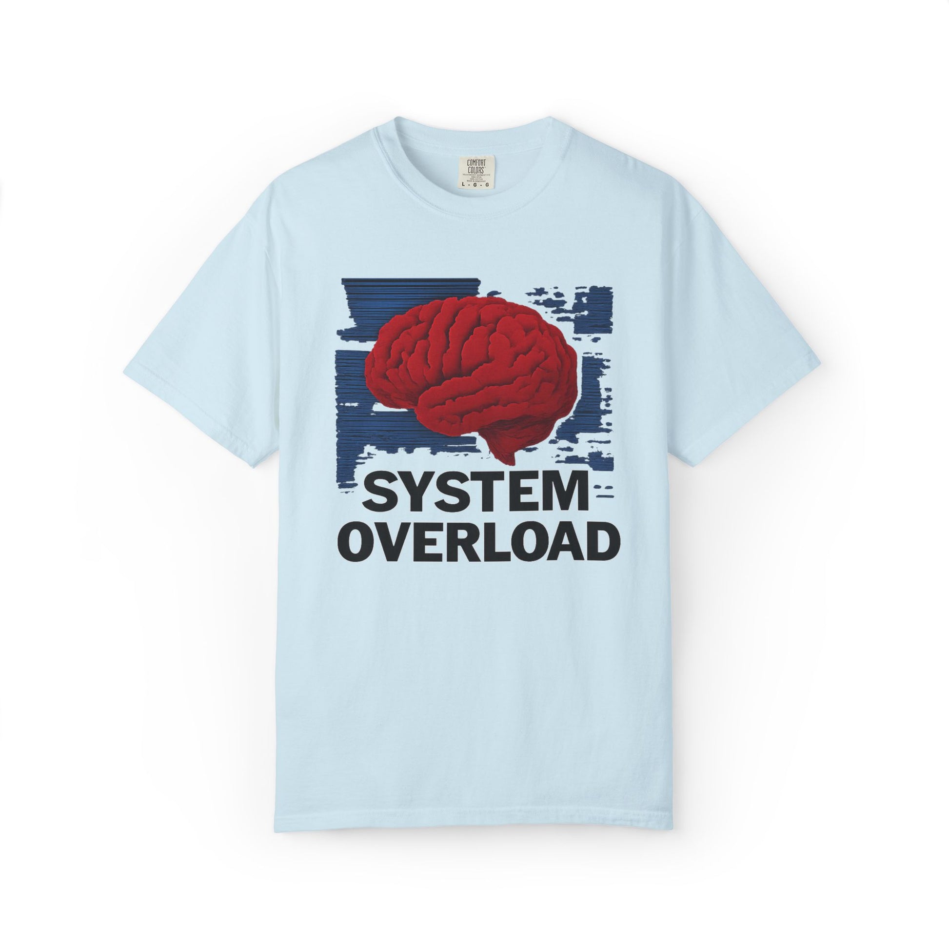 Brain Overload T-Shirt | Graphic Tee for Stress Relief, Casual Wear, Gifts for Mental Health Awareness, Unique Design