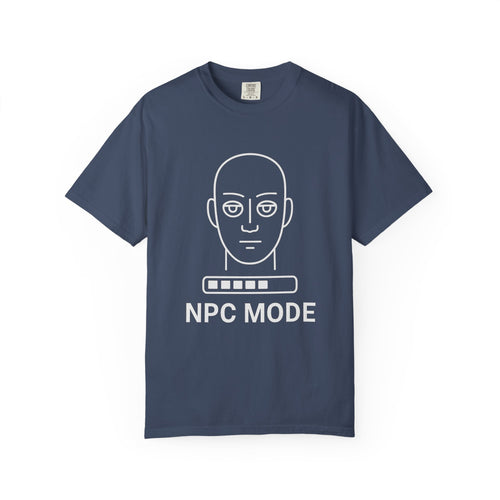 Casual Graphic Tee - NPC Mode T-Shirt, Gamer Apparel, Gift for Gamers, Unisex T-shirt, Unique Game Mode Shirt