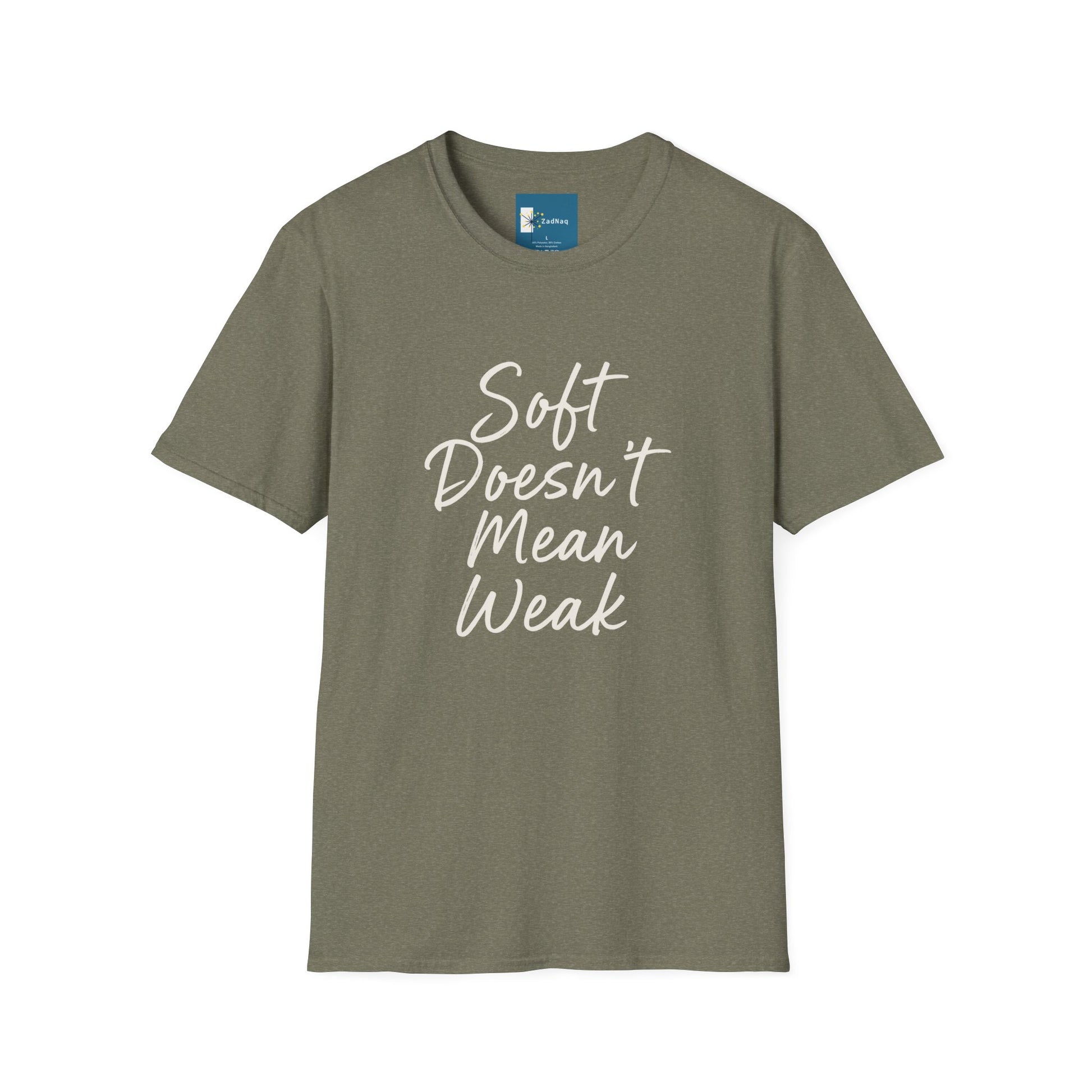 Empowering Script T-Shirt - Soft Doesn't Mean Weak