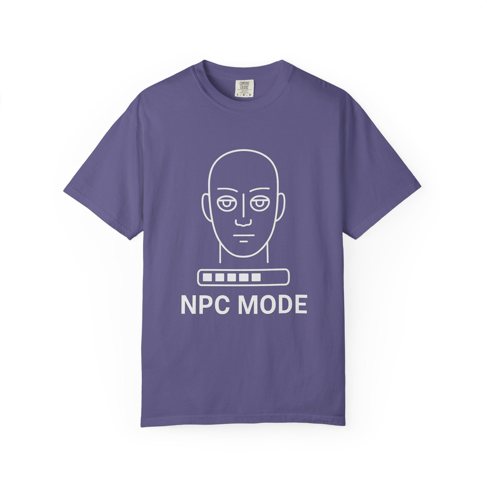 Casual Graphic Tee - NPC Mode T-Shirt, Gamer Apparel, Gift for Gamers, Unisex T-shirt, Unique Game Mode Shirt