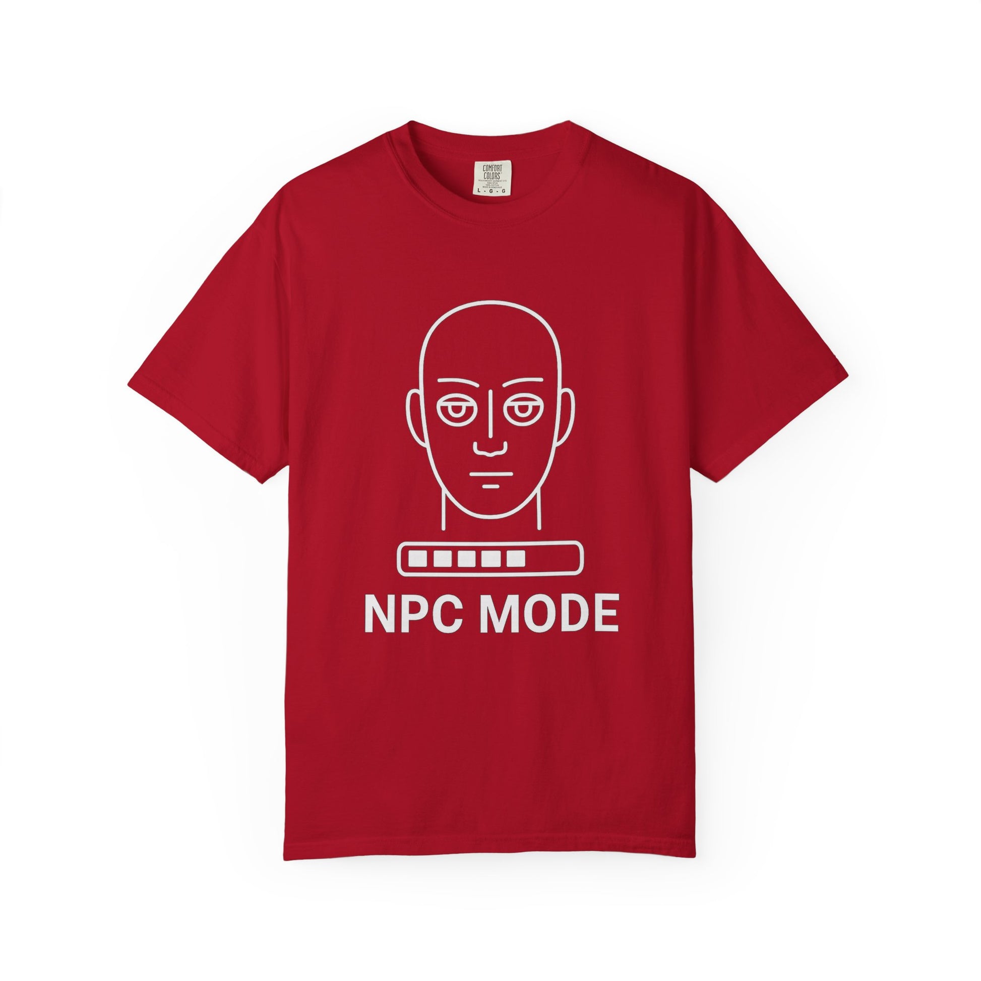 Casual Graphic Tee - NPC Mode T-Shirt, Gamer Apparel, Gift for Gamers, Unisex T-shirt, Unique Game Mode Shirt